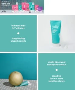 Jolly - Lichaamsontharingscrème - Voordeelverpakking 4 X 200 Ml 18 Jolly - Lichaamsontharingscrème - Voordeelverpakking 4 X 200 Ml -Verzorgingsproducten 1002x1200 5