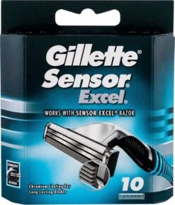 Gillette® Gillette Sensor Excel - 10 Stuks - Scheermesjes -Verzorgingsproducten 1024x1200 2