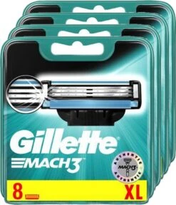 Gillette® Gillette Mach3 - 32 Stuks - Scheermesjes -Verzorgingsproducten 1028x1200 4