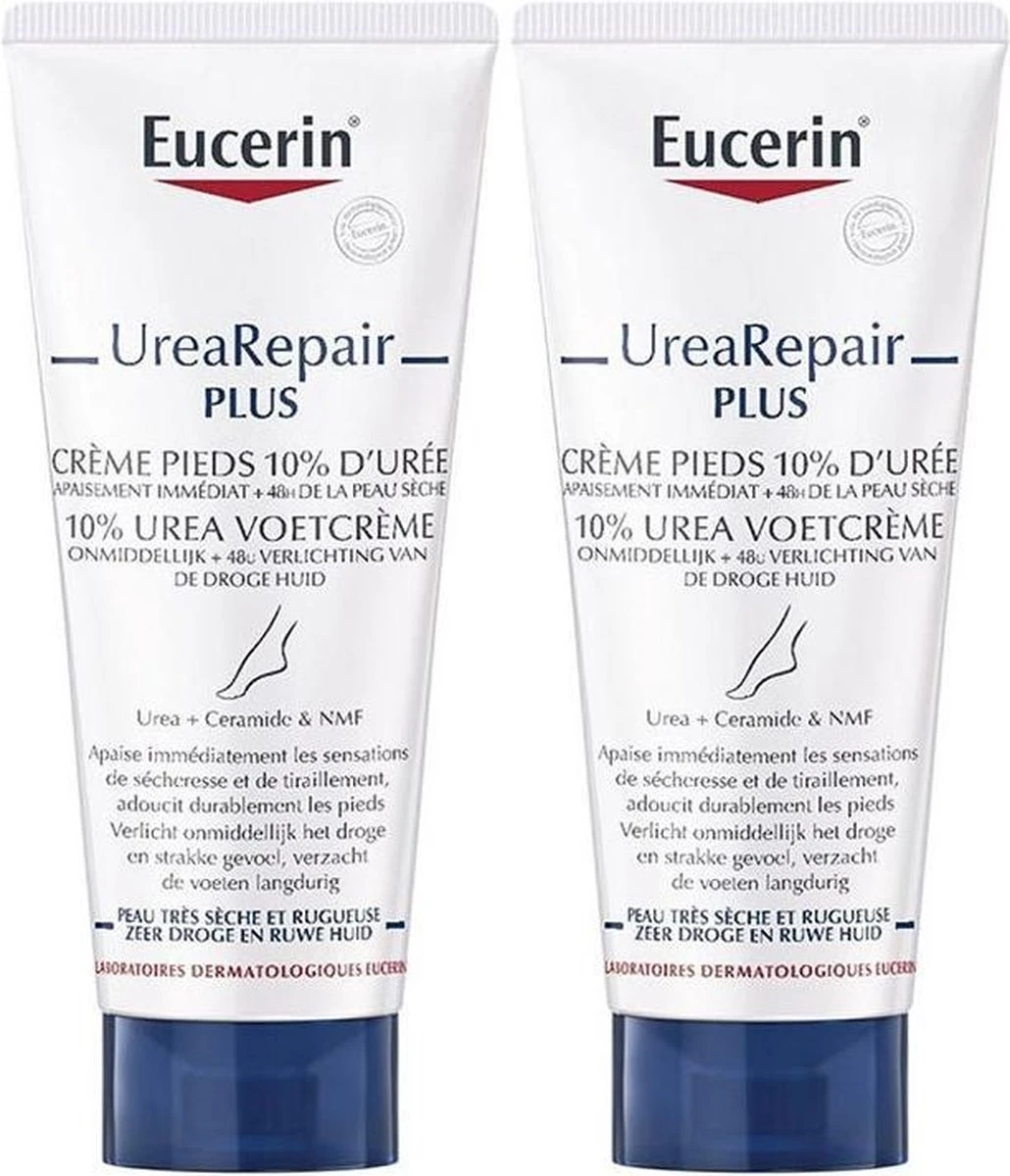 Eucerin Urea Repair Plus Voetcrème Urea 10% 2x100ml 3 Eucerin Urea Repair Plus Voetcrème Urea 10% 2x100ml
