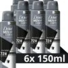 Dove Men+Care Advanced Invisible Dry Anti-Transpirant Deodorant Spray - 6 X 150 Ml - Voordeelverpakking -Verzorgingsproducten 1045x1200