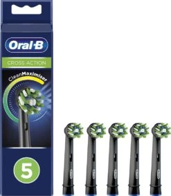 Oral B Oral-B CrossAction Opzetborstel Black Edition Met CleanMaximiser-technologie, Verpakking Van 5 Stuks -Verzorgingsproducten 1049x1200 1
