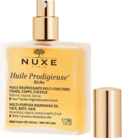 Nuxe Huile Prodigieuse Riche Dry Oil Droogolie - 100 Ml 29 Nuxe Huile Prodigieuse Riche Dry Oil Droogolie - 100 Ml -Verzorgingsproducten 1061x1200 1