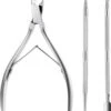 3 Delige Nagelriem Knipper Set - Cuticle Pusher Duwer Verwijderaar Trimmer Mesje - Bokkenpootje Nagels -Verzorgingsproducten 1062x1200