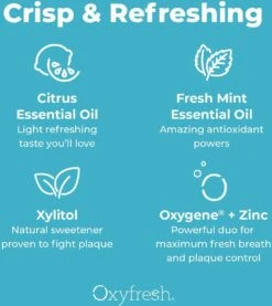 Oxyfresh Power Rinse Mondwater - Lemon-Mint - 473 Ml -Verzorgingsproducten 1071x1200
