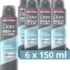 Dove Men+Care Clean Comfort Anti Transpirant Deodorant Spray - 6 X 150 Ml - Voordeelverpakking 1 Dove Men+Care Clean Comfort Anti Transpirant Deodorant Spray - 6 X 150 Ml - Voordeelverpakking -Verzorgingsproducten 1080x1200 1