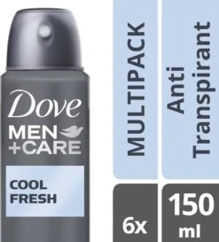 Dove Men+Care Cool Fresh Deodorant Spray - 6 X 150ml - Voordeelverpakking -Verzorgingsproducten 1087x1200 1