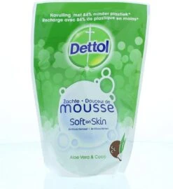 Dettol Handzeep Zachte Mousse - Antibacterieel - Navulling Magic Foam - Aloe Vera & Coco - 200 Ml -Verzorgingsproducten 1097x1200