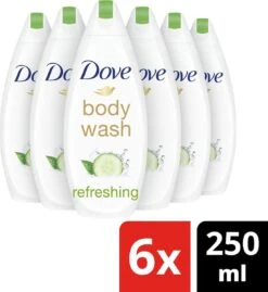 Dove Douchegel Go Fresh Refreshing - 6 X 250 Ml - Voordeelverpakking -Verzorgingsproducten 1100x1200 2