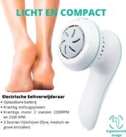 Forgoods Elektrische Eelt Verwijderaar Met Stofzuigsysteem - Eeltverwijderaar - USB Oplaadbaar - Krachtigste Motor Op De Markt - IPX7 Waterbestendig - Voetvijl - Inclusief Adapter - Extra 2 Sets Vijlschijven - Model 2023 -Verzorgingsproducten 1100x1200