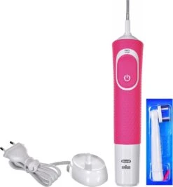 Oral B Oral-B Vitality 100 Roze CrossAction - Elektrische Tandenborstel - Powered By Braun -Verzorgingsproducten 1109x1200 1