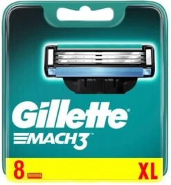 Gillette® Gillette Mach3 Scheermesje 8 Stuk(s) Mannen