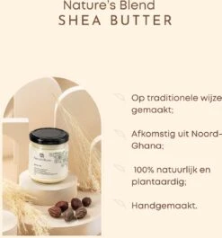 Nature's Blend - Shea Butter - Puur & Ongeraffineerd - 200 Ml - Huid En Lichaam -Verzorgingsproducten 1118x1200 1