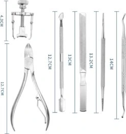 7-Delige Pedicure Set - Nagelverzorging - Nagelset - Ingegroeide Teennagel - Nagelknipper - Nail Clippers - Ingrown Toenail -Verzorgingsproducten 1125x1200 8