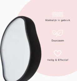 Merkloos Crystal Hair Removal Zwart - Crystal Hair Eraser - Epilator - Kristalpad - Ontharing - Pijnloos - Haarverwijderaar -Verzorgingsproducten 1134x1200 1