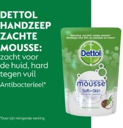 Dettol Handzeep Zachte Mousse - Antibacterieel - Navulling Magic Foam - Aloe Vera & Coco - 200 Ml -Verzorgingsproducten 1157x1200