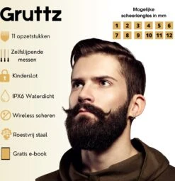 Gruttz - 11 In 1 Baardtrimmer Voor Mannen - Inclusief Reistas - Trimmer Baard Neus Oor En Lichaam - Bodygroomer Mannen -Verzorgingsproducten 1161x1200 4