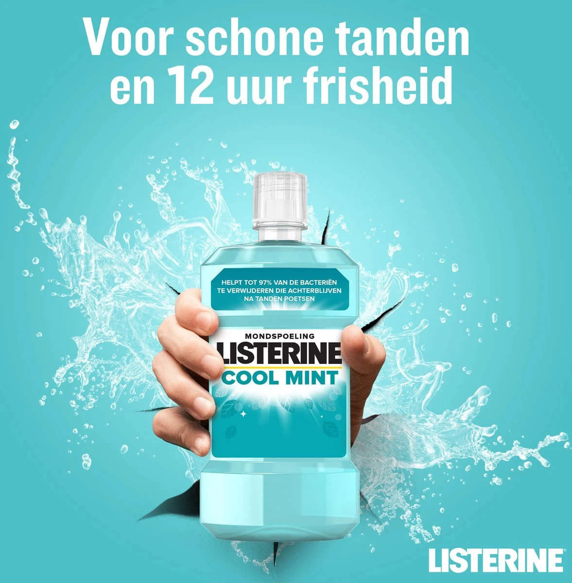 LISTERINE® Fresh Mint, Mondspoeling Met Essentiële Oliën Voor Een Langdurig Frisse Adem, 3x600ml 5 LISTERINE® Fresh Mint, Mondspoeling Met Essentiële Oliën Voor Een Langdurig Frisse Adem, 3x600ml - Afbeelding 3