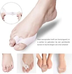 {Feetz} Hallux Valgus Bunion Protector & Corrector - SET VAN 8 STUKS – Voetverzorging & Teenspreider Teenspalk – Voorvoetzolen Siliconen Set Ter Correctie Van Tenenstand. Inclusief Teenband & Massagebal Voor Spierversterkende Oefeningen 13 {Feetz} Hallux Valgus Bunion Protector & Corrector - SET VAN 8 STUKS – Voetverzorging & Teenspreider Teenspalk – Voorvoetzolen Siliconen Set Ter Correctie Van Tenenstand. Inclusief Teenband & Massagebal Voor Spierversterkende Oefeningen -Verzorgingsproducten 1178x1200