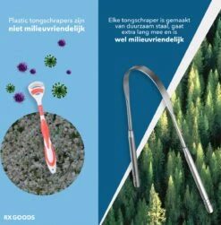 RX Goods RVS Tongschraper Voor Mondverzorging – 4 Stuks – Tongreiniger, Tongborstel & Tong Schraper – Duurzaam & Herbruikbaar -Verzorgingsproducten 1180x1200 6