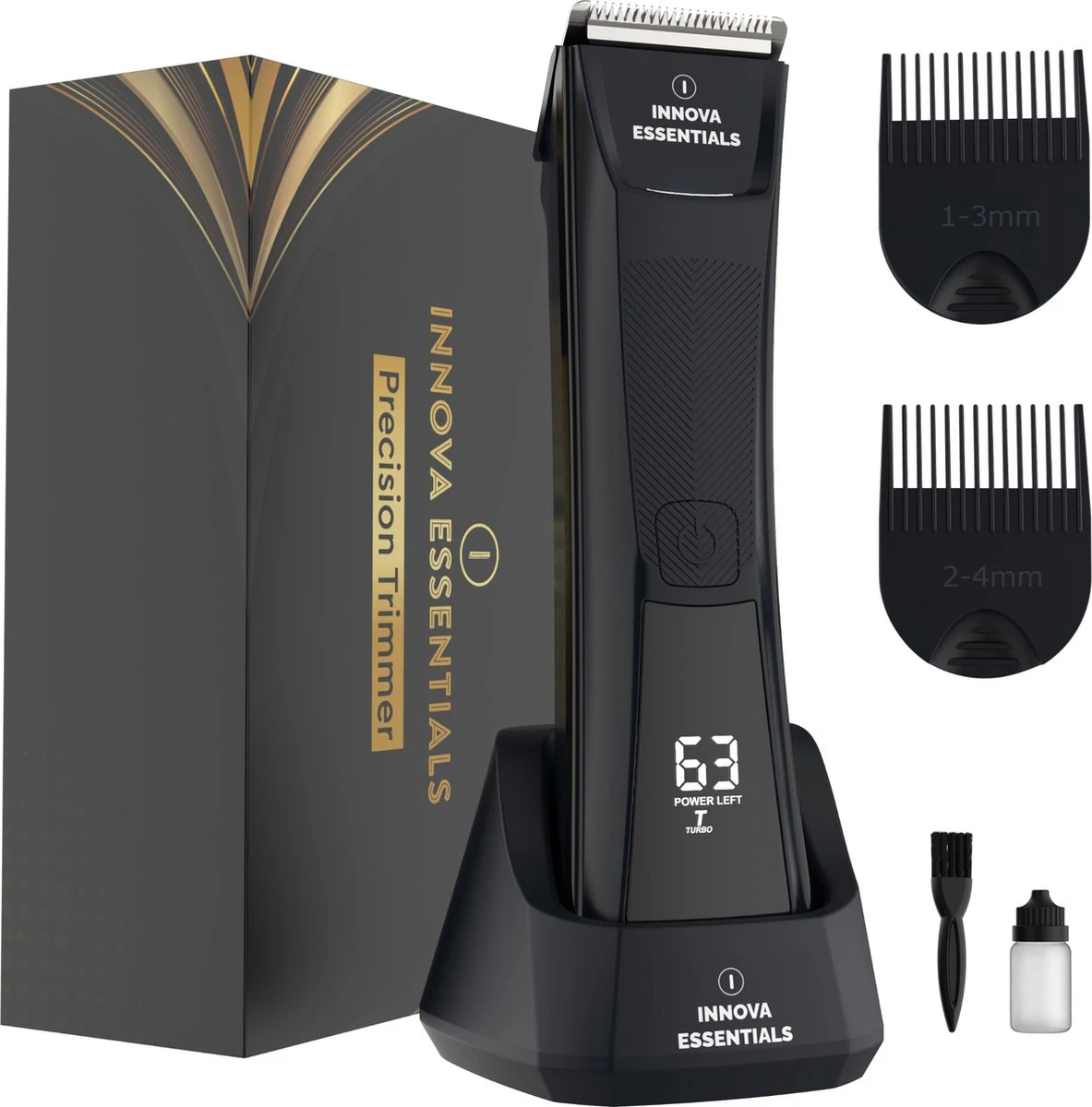 Innova Essentials Baardtrimmer Pro - Waterbestendig - Draadloos - Bodytrimmer - Scheerapparaat - Styler - Trimmen Mannen 3 Innova Essentials Baardtrimmer Pro - Waterbestendig - Draadloos - Bodytrimmer - Scheerapparaat - Styler - Trimmen Mannen