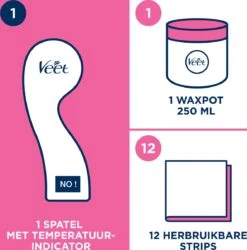Veet - Warme Wax - Orientaalse Ontharings Wax - Minima - Groene Thee - 250 Ml -Verzorgingsproducten 1184x1200 9