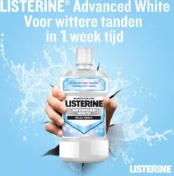 LISTERINE Advanced White Milde Smaak, Mondspoeling, Verwijdert Sterke Verkleuring Voor Wittere Tanden In Slechts 1 Week, 3x 500 Ml -Verzorgingsproducten 1188x1200 4