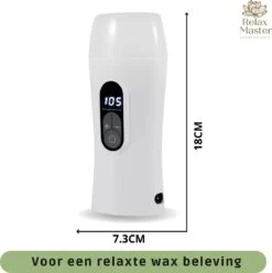Wax Apparaat Vernieuwende Digitale Wax Roller - Wax Patroon Verwarmer - Wax Roller Kit Incl. 2 Aloe Vera Vullingen, After Wax & Waxstrips - Waxroller - Ontharen Voor Man En Vrouw -Verzorgingsproducten 1193x1200 10