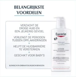 Eucerin AtopiControl Body Care Lotion 12% Omega - Bodylotion - 400 Ml -Verzorgingsproducten 1197x1200 3
