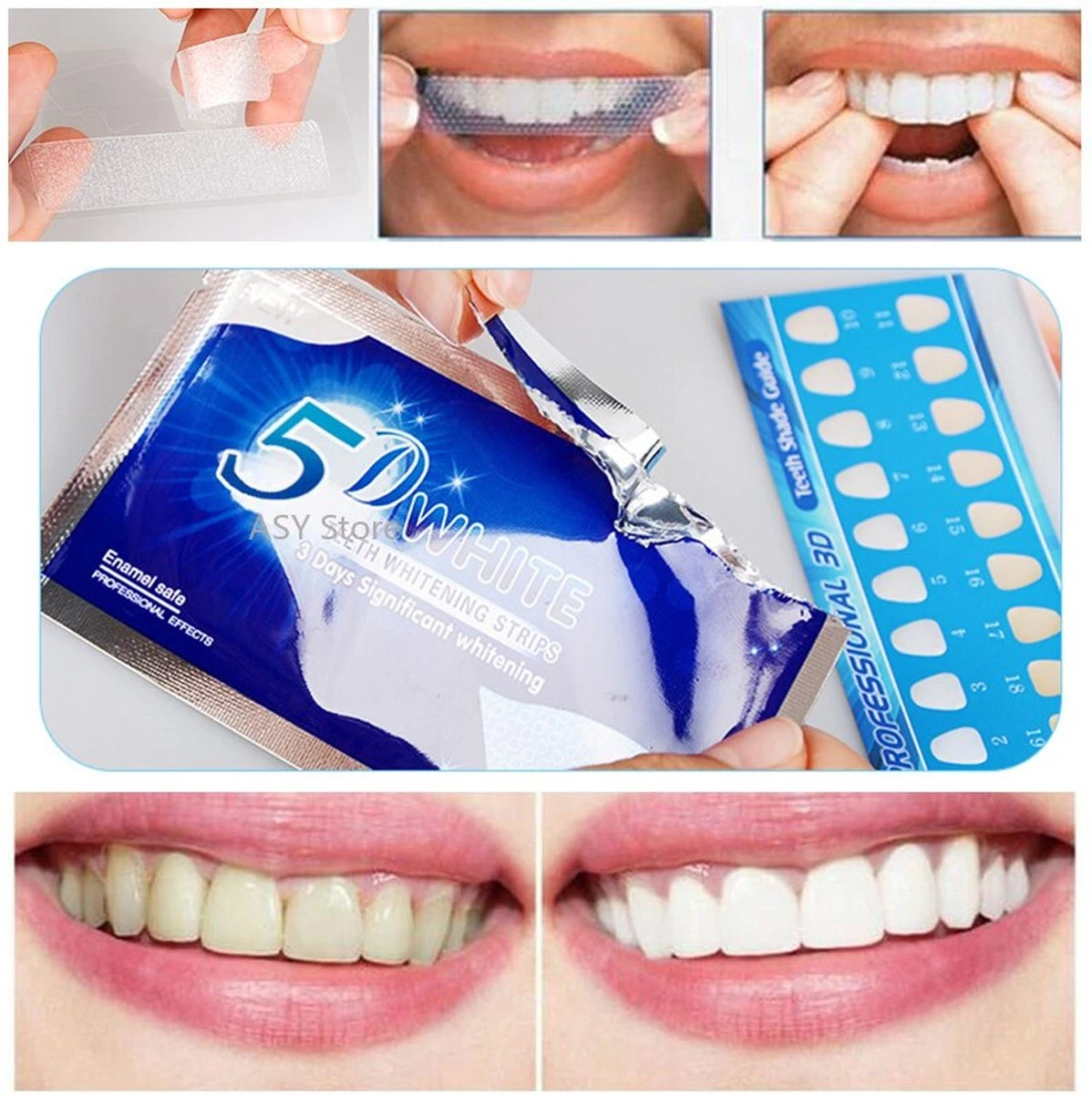 Tanden Bleken Strips | Tanden Bleken | Tanden Strips | Wit Gebit | Witte Tanden | Tandenblekers | Tandenbleekset | Teeth Whitening Strips | Tandenbleek Strips | Geen Crest | Crest Whitestrips | Wittere Tanden | 5D White | 28 Stuks (14zakjes) 5 Tanden Bleken Strips | Tanden Bleken | Tanden Strips | Wit Gebit | Witte Tanden | Tandenblekers | Tandenbleekset | Teeth Whitening Strips | Tandenbleek Strips | Geen Crest | Crest Whitestrips | Wittere Tanden | 5D White | 28 Stuks (14zakjes) - Afbeelding 3