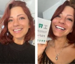 Love2smile PAP+ Premium Strips - Whitening Strips - De Natuurlijke Tandenbleker Van Nederland & België - Goedgekeurde Tandenbleek Strips - Teeth Whitening Strips - Wittere Tanden - Zonder Peroxide -Verzorgingsproducten 1200x1023