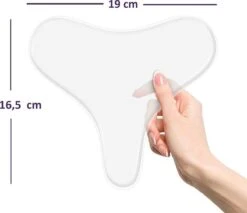 Simia™ Anti Rimpel Beauty Pads - Decolleté Large T Shape Set (2 Stuks) - Herbruikbaar Anti Aging Siliconen Pad Tegen Lijntjes En Slaaprimpels -Verzorgingsproducten 1200x1036