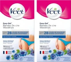 Veet - Easy-Gel Wax - Ontharingsstrips - Bikinilijn - Gevoelige Huid - 2 X 16 Stuks -Verzorgingsproducten 1200x1044 7