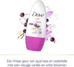 Dove Go Fresh Açaí Berry & Waterlily Anti-Transpirant Deodorant Roller - 6 X 50 Ml - Voordeelverpakking -Verzorgingsproducten 1200x1079 1