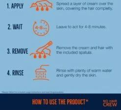 NO HAIR CREW - Ontharingscreme Mannen - Lichaam - Men - Ontharing Mannen -Verzorgingsproducten 1200x1093 2