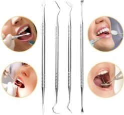 Qy Tandarts Set Voor Het Verwijderen Van Tandsteen En Verzorgen Van Het Gebit – 8 Delig In Luxe Opbergetui -Verzorgingsproducten 1200x1114