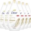 Dove Nourishing Silk Douchegel - 6 X 450 Ml - Voordeelverpakking -Verzorgingsproducten 1200x1117