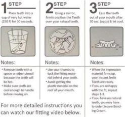 Kunstgebit InstantSmile - Medium - Boven Gebit - Goedkope Kunstgebit- Met Bijgeleverde Vulling 9 Kunstgebit InstantSmile - Medium - Boven Gebit - Goedkope Kunstgebit- Met Bijgeleverde Vulling -Verzorgingsproducten 1200x1119 3
