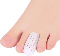 Teenbeschermer - Teenbeschermers Siliconen - Teenbeschermer Kleine Teen - Teenbeschermer Grote Teen - Teenkap - Teenspreider - Er Worden 3 Paar Geleverd - S,M,L - Wit -Verzorgingsproducten 1200x1125