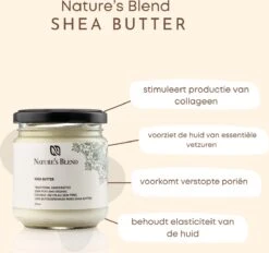Nature's Blend - Shea Butter - Puur & Ongeraffineerd - 200 Ml - Huid En Lichaam -Verzorgingsproducten 1200x1127 2