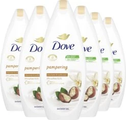 Dove Purely Pampering Sheabutter & Vanille Douchecrème - 6 X 500 Ml