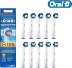 Oral B Oral-B Precison Clean Opzetborstels - 8 +2 Stuks -Verzorgingsproducten 1200x1143 1