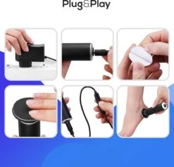 LifeWise Elektrische Eelt Verwijderaar - Voetvijl - 60 Vervangbare Schuurpads - Netstroom Adapter -Verzorgingsproducten 1200x1153 1