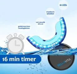BELLAVITA Tandenbleekset - Tanden Bleken - Teeth Whitening Kit - Tandenblekers - 4 Gelpennen - Zonder Peroxide - 100% Natuurlijk - Witte Tanden -Verzorgingsproducten 1200x1156 4