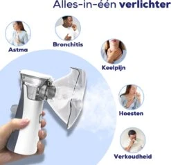 Aerosoltoestel Met 3 Mondstukken - Nebulizer Inhalator - Aerosoltoestel Kinderen, Volwassenen En Baby's - Vernevelaar Inhalator - Gezichtsstomer - Helpt Tegen Luchtwegaandoeningen -Verzorgingsproducten 1200x1157 1