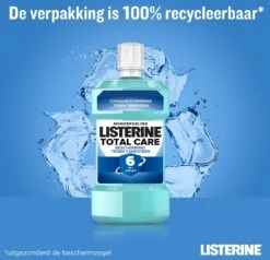 LISTERINE Total Care Bescherming Tegen Tandsteen: Mondspoeling Voor Complete Bescherming Tegen De Opbouw Van Tandsteen Met 6-in-1 Effect - Met Essentiële Oliën, Fluoride En Zinkformule, 3 X 500 Ml -Verzorgingsproducten 1200x1157 5
