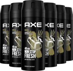 Axe Gold Bodyspray Deodorant - 6 X 150 Ml - Voordeelverpakking 11 Axe Gold Bodyspray Deodorant - 6 X 150 Ml - Voordeelverpakking -Verzorgingsproducten 1200x1159 4
