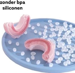 Medies - 360° U-vormige Kindertandenborstel Regenboog Roze | Baby Tandenborstel | Kindertandenborstel | Peuter Tandenborstel | U-vorm - Siliconen - Bpa Free - 2 Tot 7 Jaar -Verzorgingsproducten 1200x1162 2