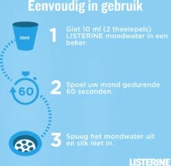 LISTERINE Advanced White Milde Smaak, Mondspoeling, Verwijdert Sterke Verkleuring Voor Wittere Tanden In Slechts 1 Week, 3x 500 Ml -Verzorgingsproducten 1200x1168 5