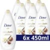 Dove Caring Bath Sheaboter & Vanille Badcrème - 6 X 450 Ml - Voordeelverpakking -Verzorgingsproducten 1200x1173 4